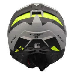 Casco Ribaltabile Ls2 Ff910 Advant II Triple Light Grey H-v Yellow