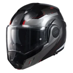 Casco Ribaltabile Mph Artra Graph Nero/titanio/rosso