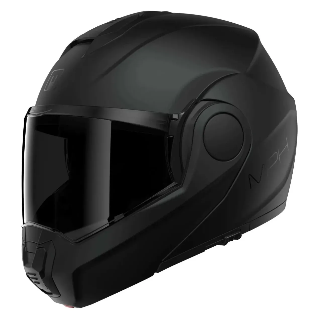 Casco Ribaltabile Mph Artra Solid Nero Opaco