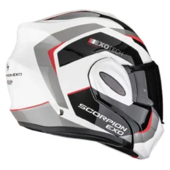 Casco Ribaltabile Scorpion Exo-tech Evo Pro Acuti Grigio Nero Rosso