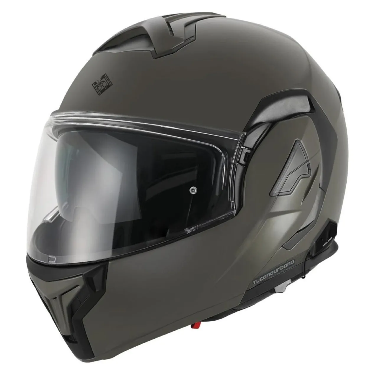 Casco Ribaltabile Tucano Urbano Fastflip Con Bluetooth Midland Matt Anthra Grey