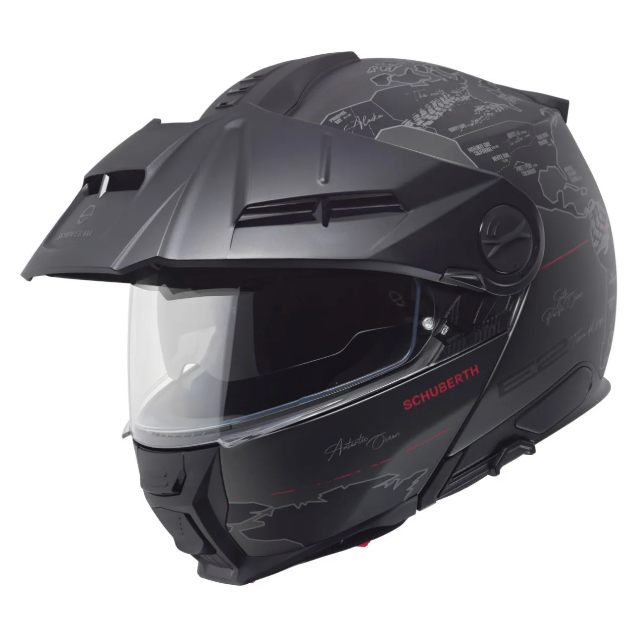 Casco Schuberth E2 Graphic Atlas Antracite