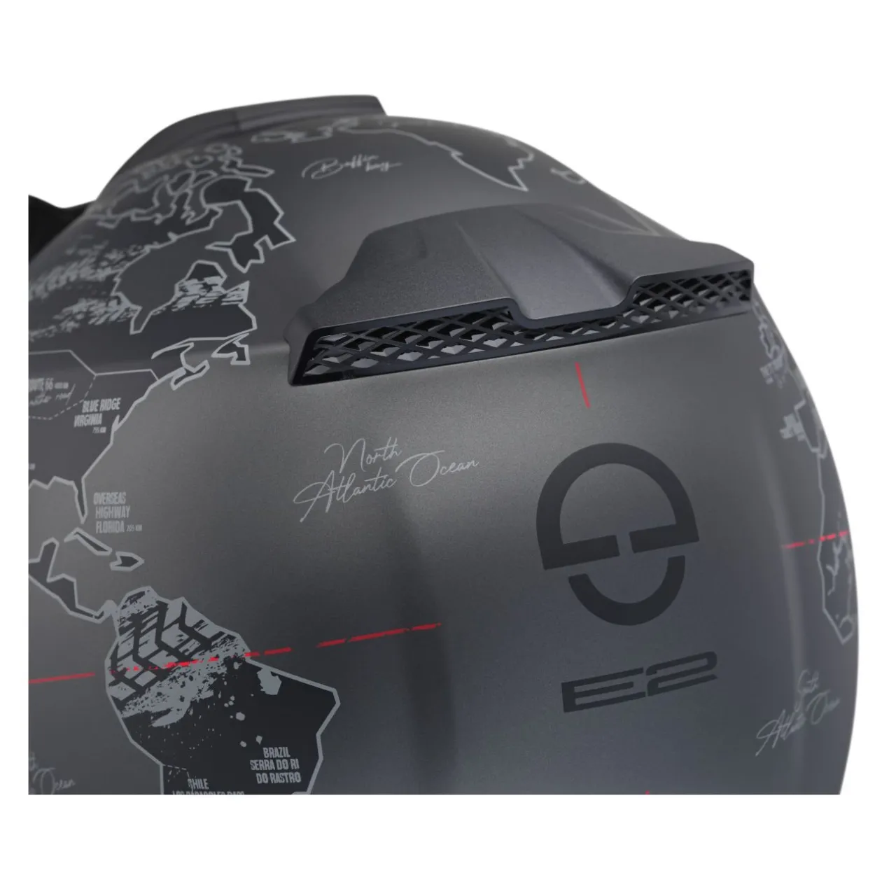 Casco Schuberth E2 Graphic Atlas Antracite