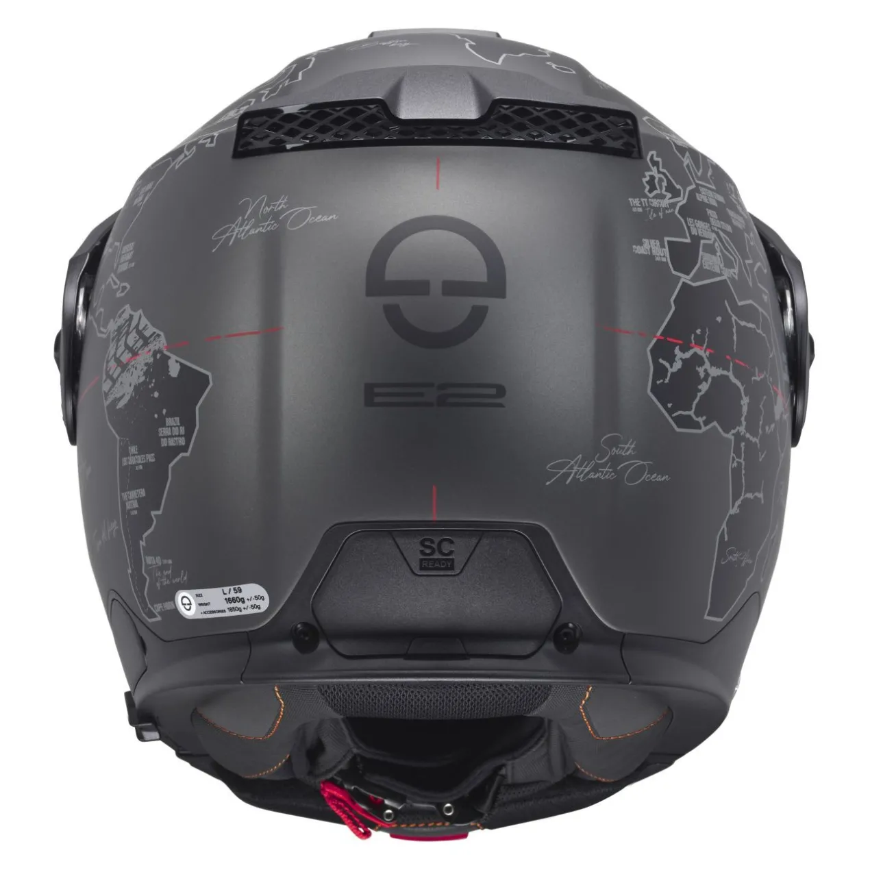 Casco Schuberth E2 Graphic Atlas Antracite