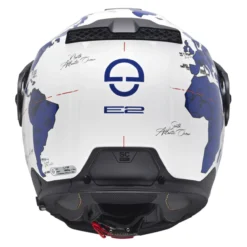 Casco Schuberth E2 Graphic Atlas Blu