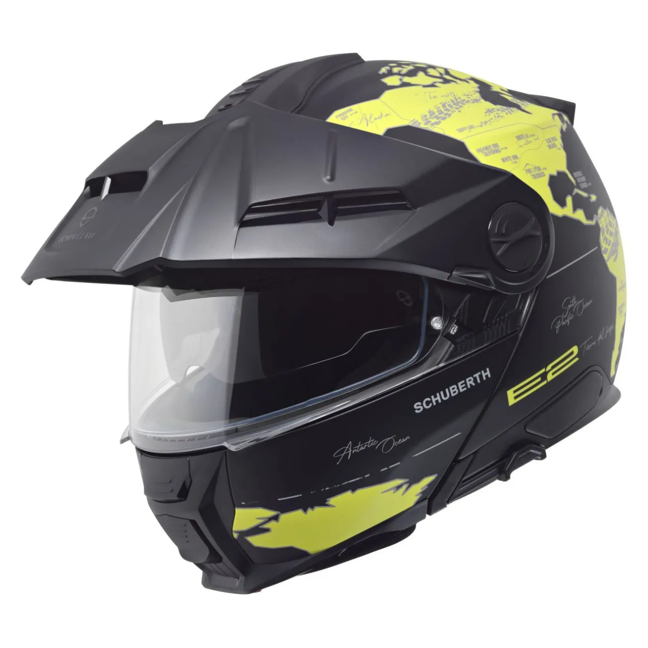 Casco Schuberth E2 Graphic Atlas Giallo