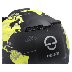 Casco Schuberth E2 Graphic Atlas Giallo