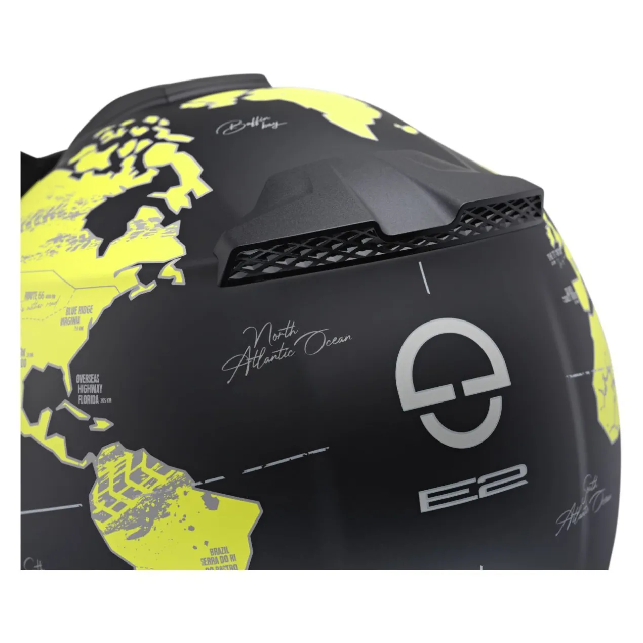 Casco Schuberth E2 Graphic Atlas Giallo