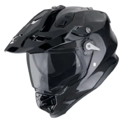Casco Scorpion Adf-9000 Carbon Air Solid Nero