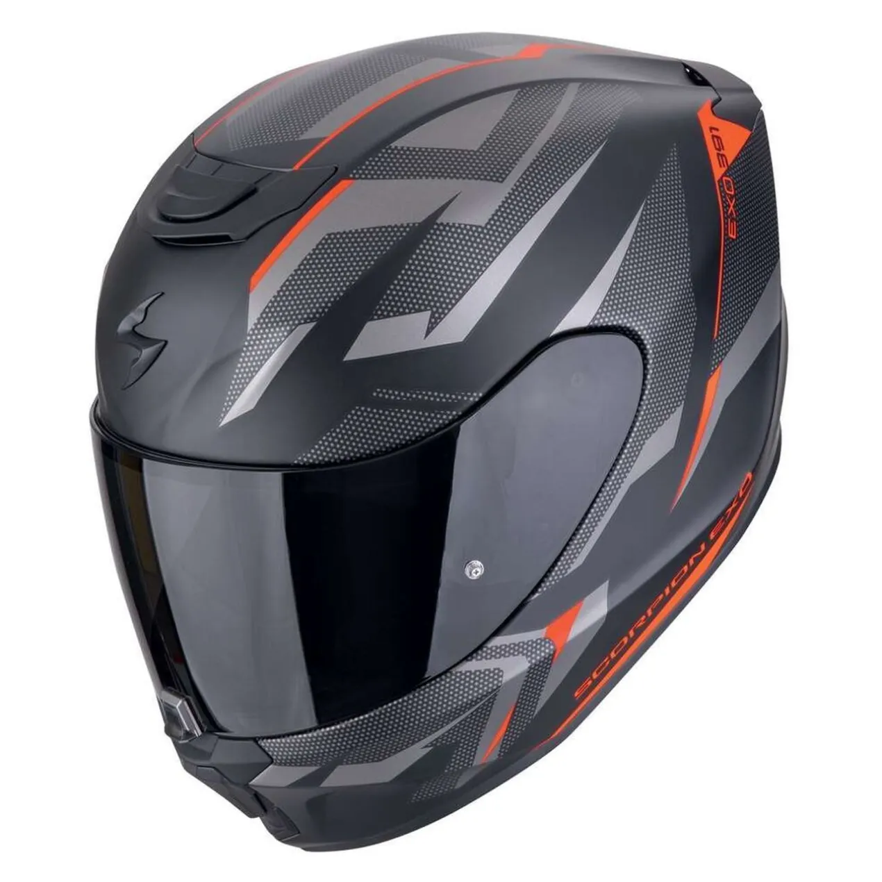 Casco Scorpion Exo-391 Aaxo Nero Opaco-rosso