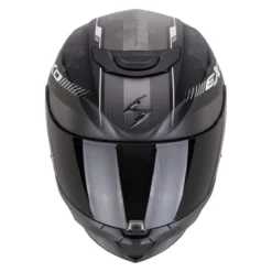 Casco Scorpion Exo-391 Ava Nero Opaco-argento