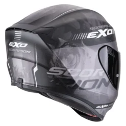 Casco Scorpion Exo-391 Ava Nero Opaco-argento