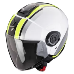 Casco Scorpion Exo-city II Vel Bianco-giallo Neon