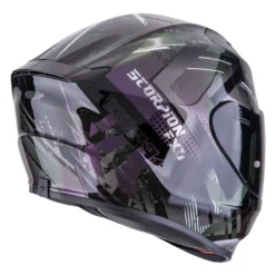 Casco Scorpion Exo-391 Clutter Nero-camaleon