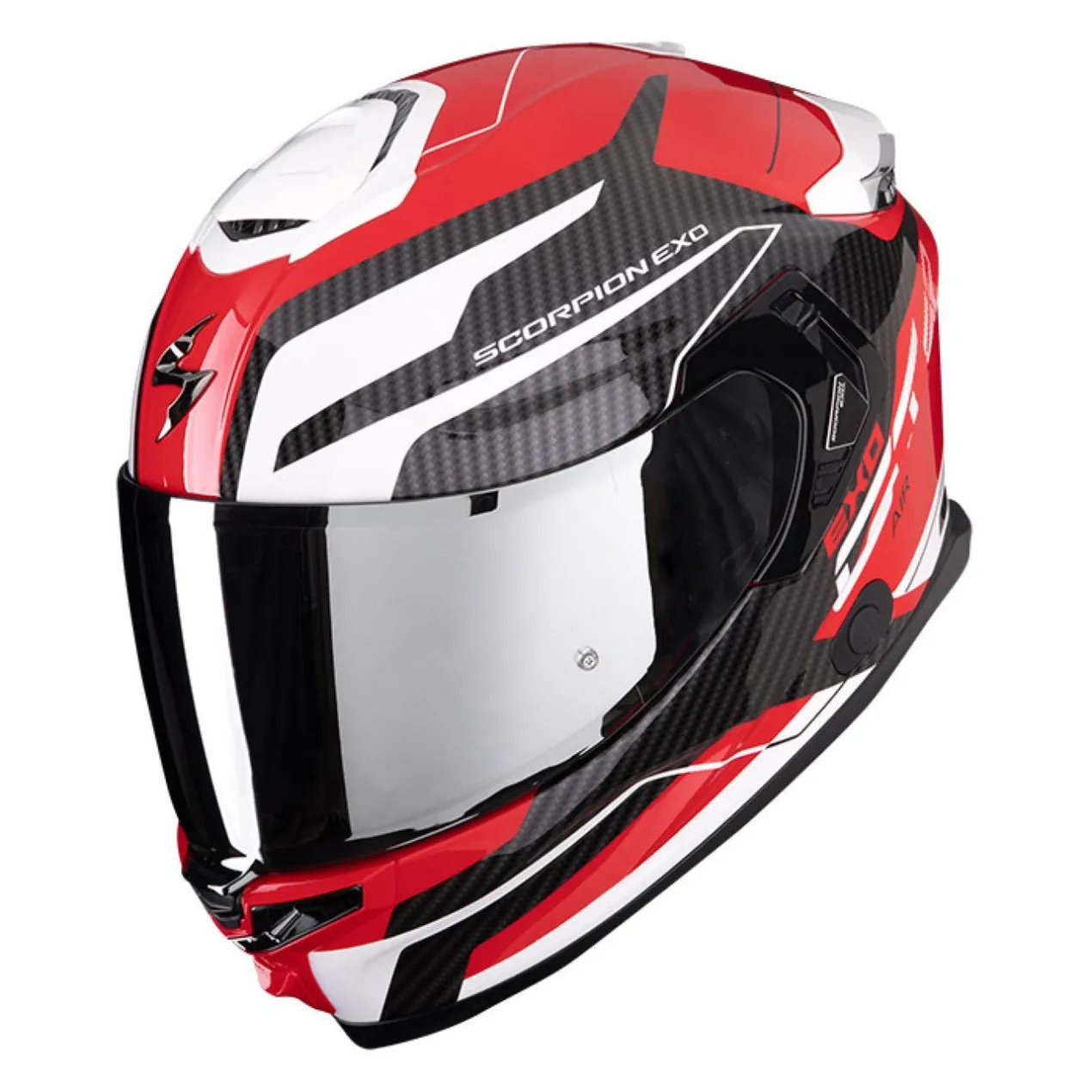 Casco Scorpion Exo-gt Sp Air Flex Rosso Bianco
