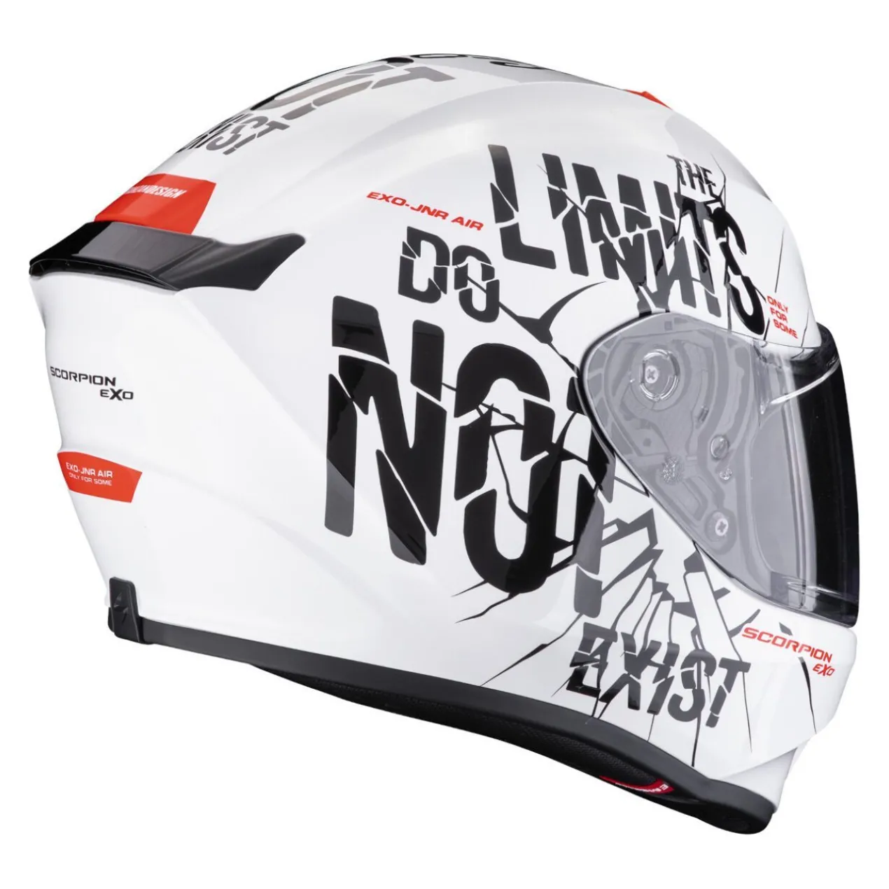 Casco Scorpion Exo-jnr Air Boum Bianco-nero