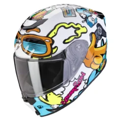 Casco Scorpion Exo-jnr Air Fun Bianco-blu