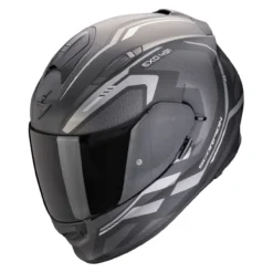 Casco Scorpion Exo-491 Kripta Nero-argento