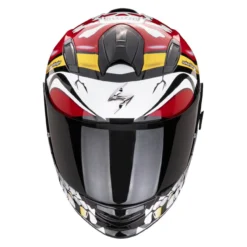 Casco Scorpion Exo-491 Pirate Rosso