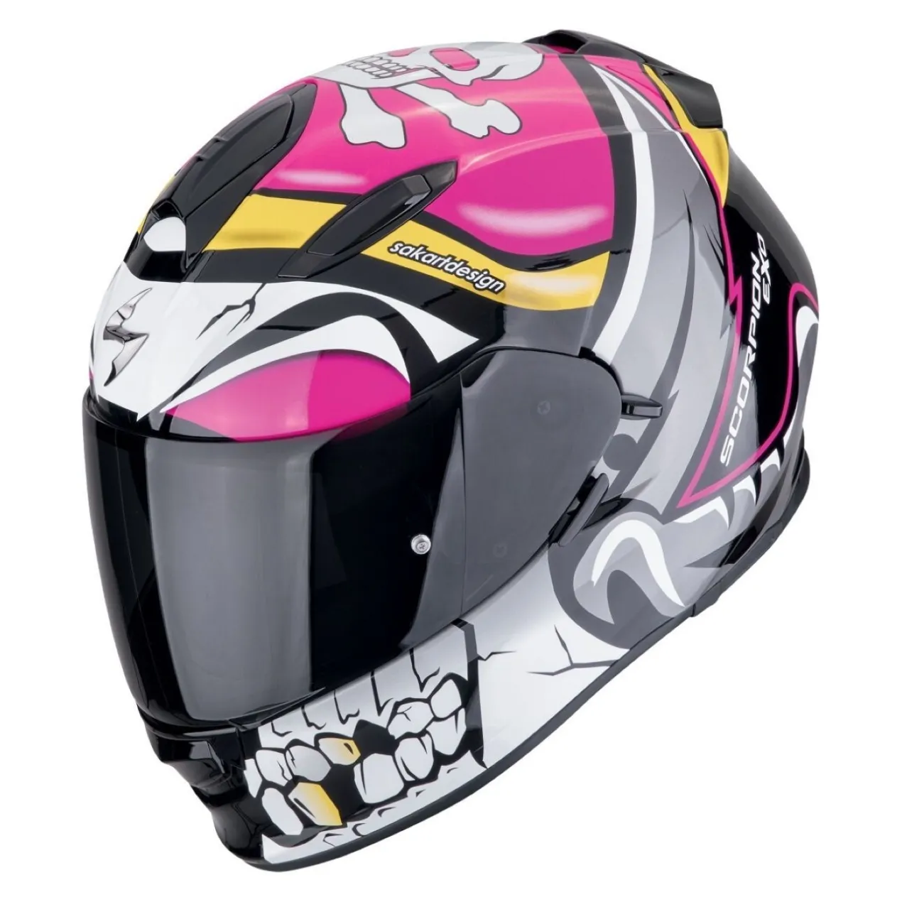 Casco Scorpion Exo-491 Pirate Rosa