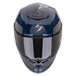Casco Scorpion Exo-r1 Evo Onyx Carbon Air Solid Blu