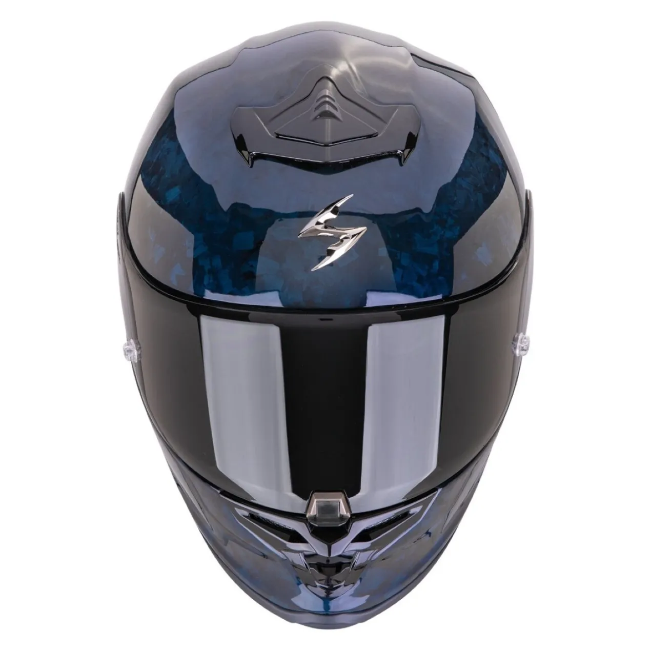 Casco Scorpion Exo-r1 Evo Onyx Carbon Air Solid Blu