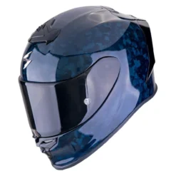 Casco Scorpion Exo-r1 Evo Onyx Carbon Air Solid Blu