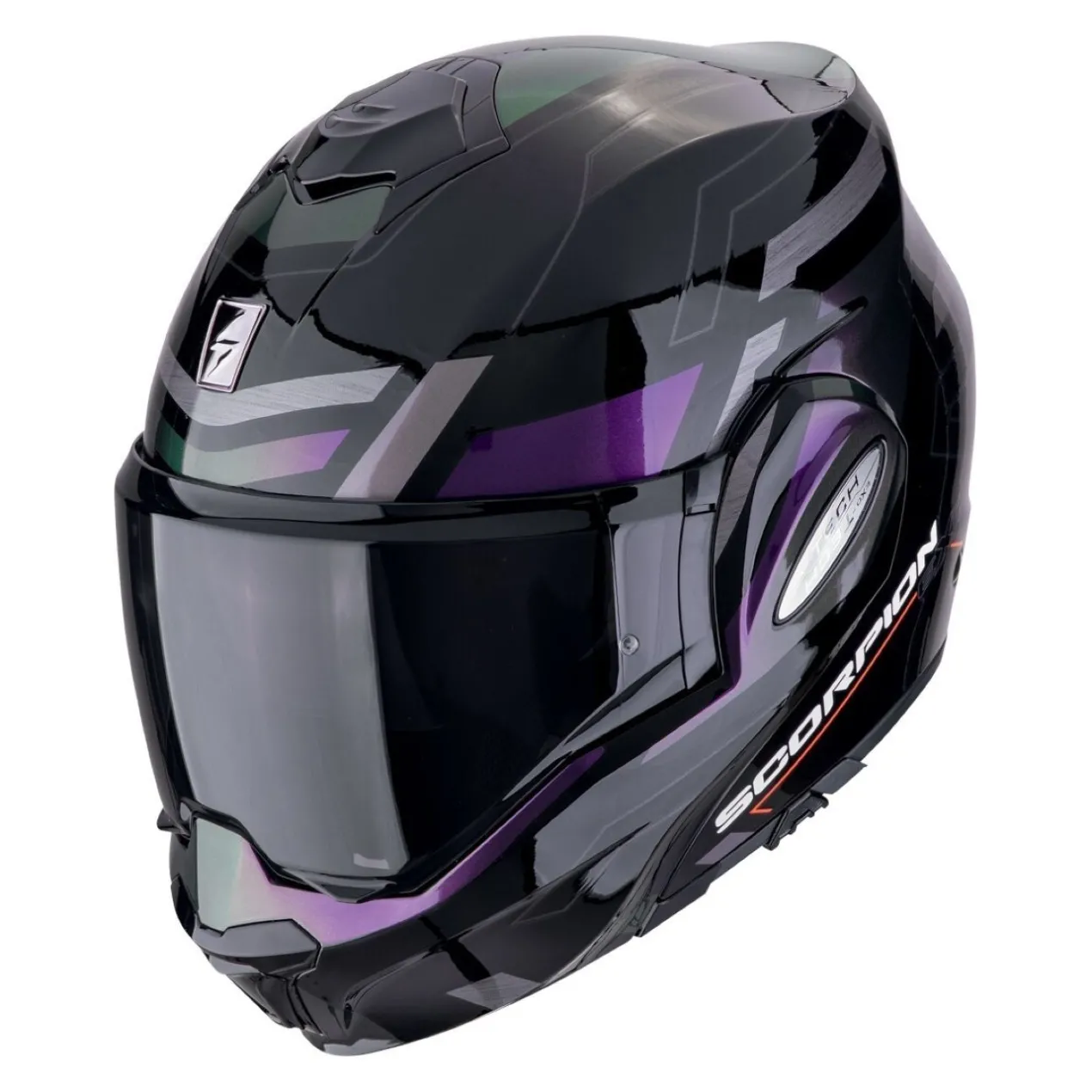 Casco Scorpion Exo-tech Evo Conquer Nero-camaleon