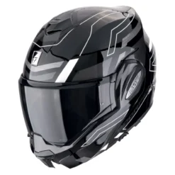 Casco Scorpion Exo-tech Evo Conquer Nero-bianco