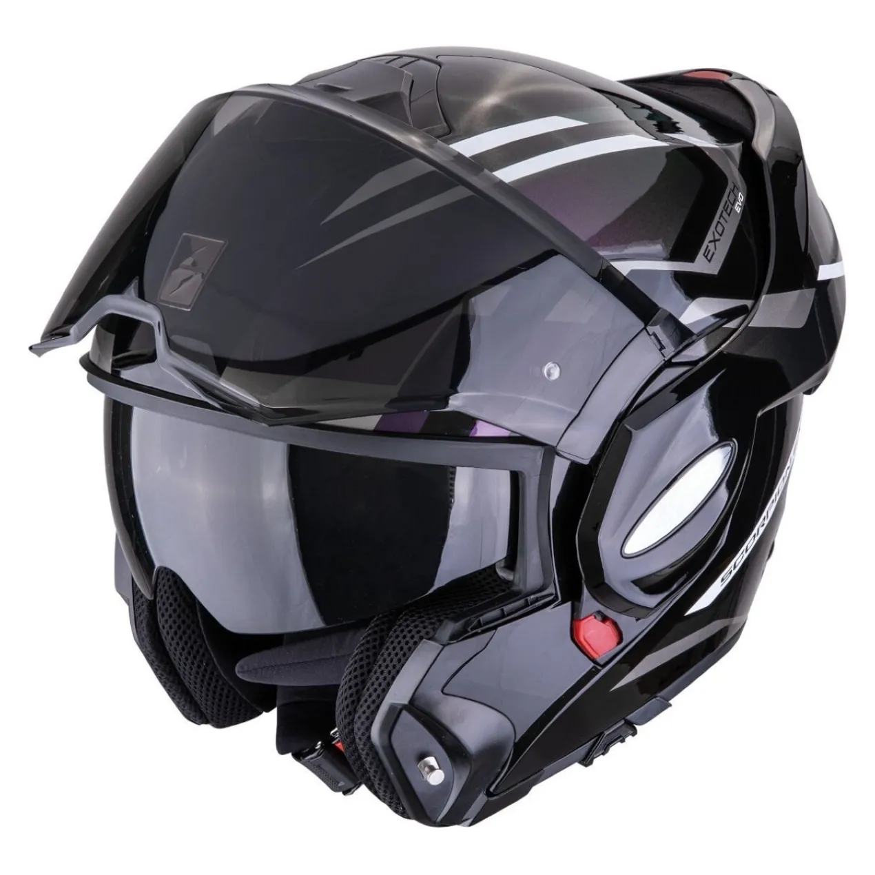 Casco Scorpion Exo-tech Evo Furio Nero-camaleon