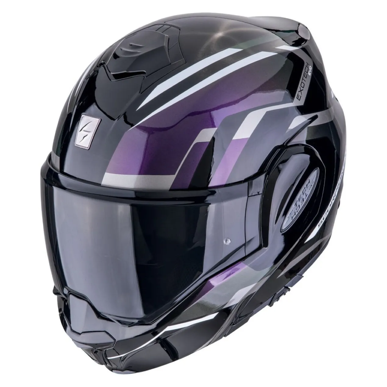 Casco Scorpion Exo-tech Evo Furio Nero-camaleon