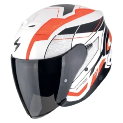 Casco Scorpion Exo-z1 Vue Bianco Opaco-rosso-n