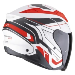 Casco Scorpion Exo-z1 Vue Bianco Opaco-rosso-n