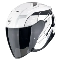 Casco Scorpion Exo-z1 Vue Bianco-nero-argento