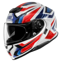 Casco Shoei Neotec 3 Anthem Tc10 Bianco Rosso Bl