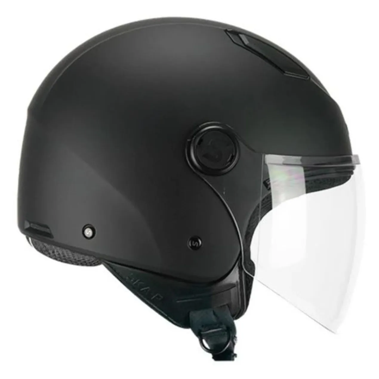 Casco Ska-p 1lha Luke Mono Nero Opaco