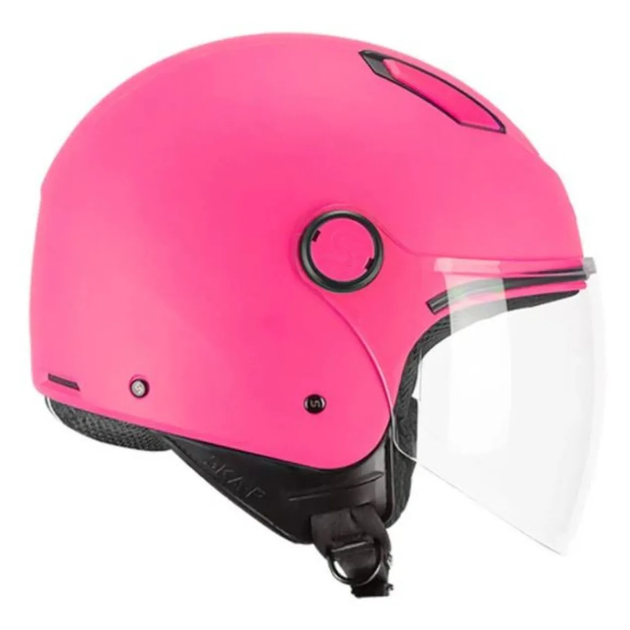 Casco Ska-p 1lha Luke Mono Rosa Fluo Opaco