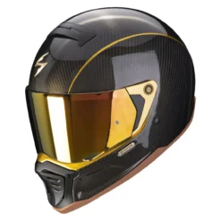 Casco Street Fight Scorpion Exo-hx1 Carbon Se Black Orange