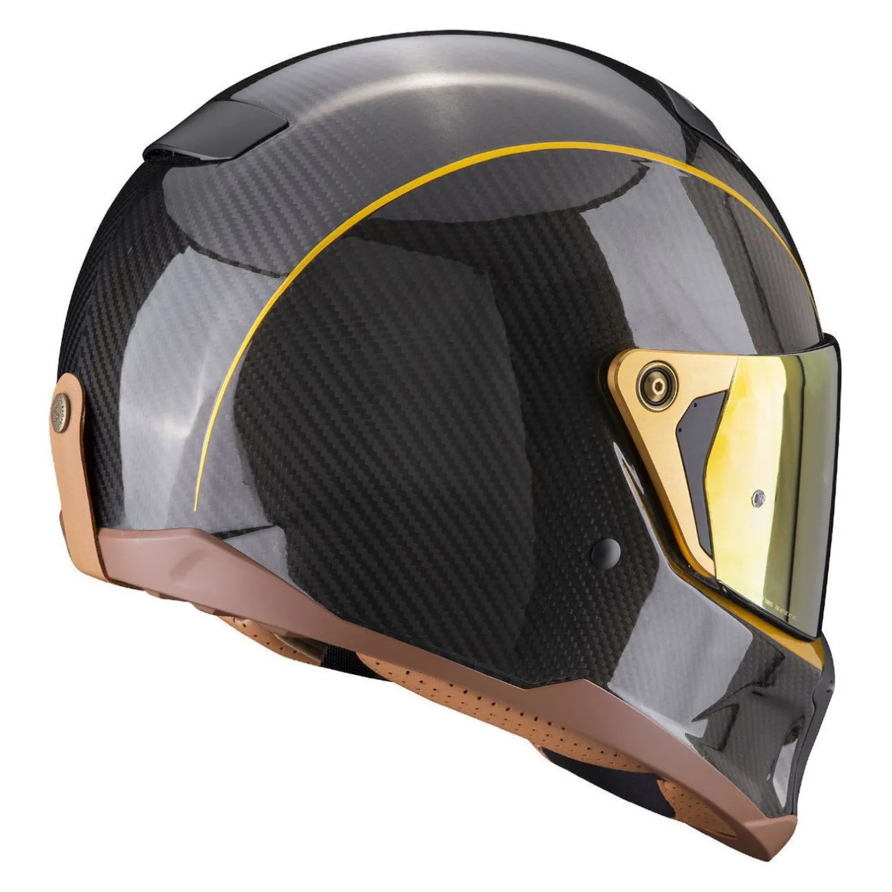 Casco Street Fight Scorpion Exo-hx1 Carbon Se Black Orange