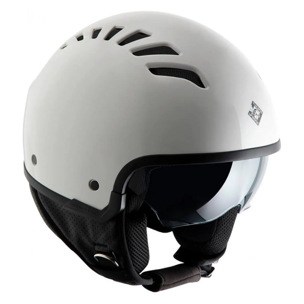 Casco Traforato Estivo Tucanourbano El Fresh Bianco Ghiaccio Lucido
