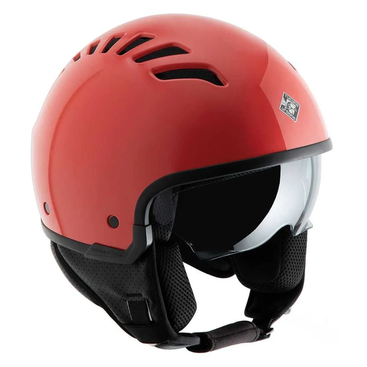 Casco Traforato Estivo Tucanourbano El Fresh Rosa Corallo Lucido