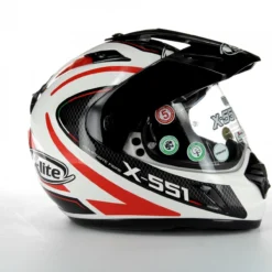 Casco X-lite X551gt Shift N-com Bianco F