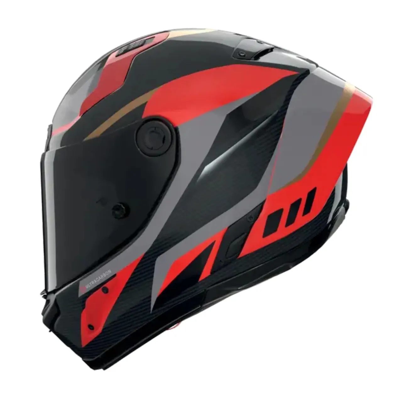Casco X-lite X-804 Rs Lesmo Rosso Grigio Oro