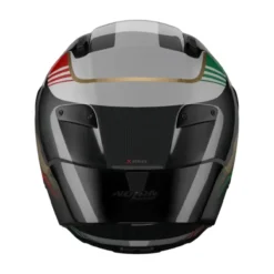Casco X-lite X-804 Rs Piega Oro Rosso Verde Metal