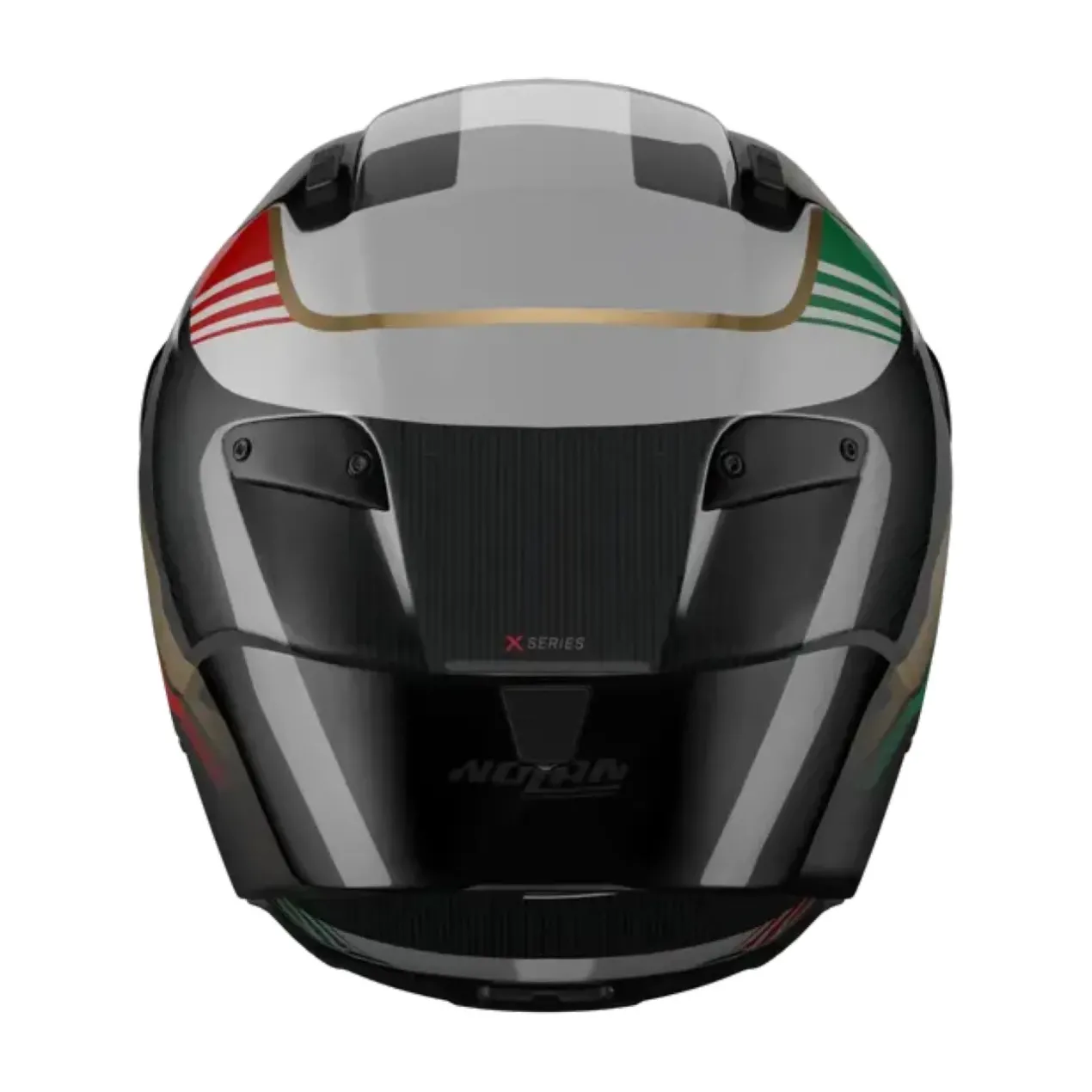 Casco X-lite X-804 Rs Piega Oro Rosso Verde Metal