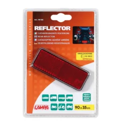 Catarifrangente Rettangolare Rosso Lampa 90160