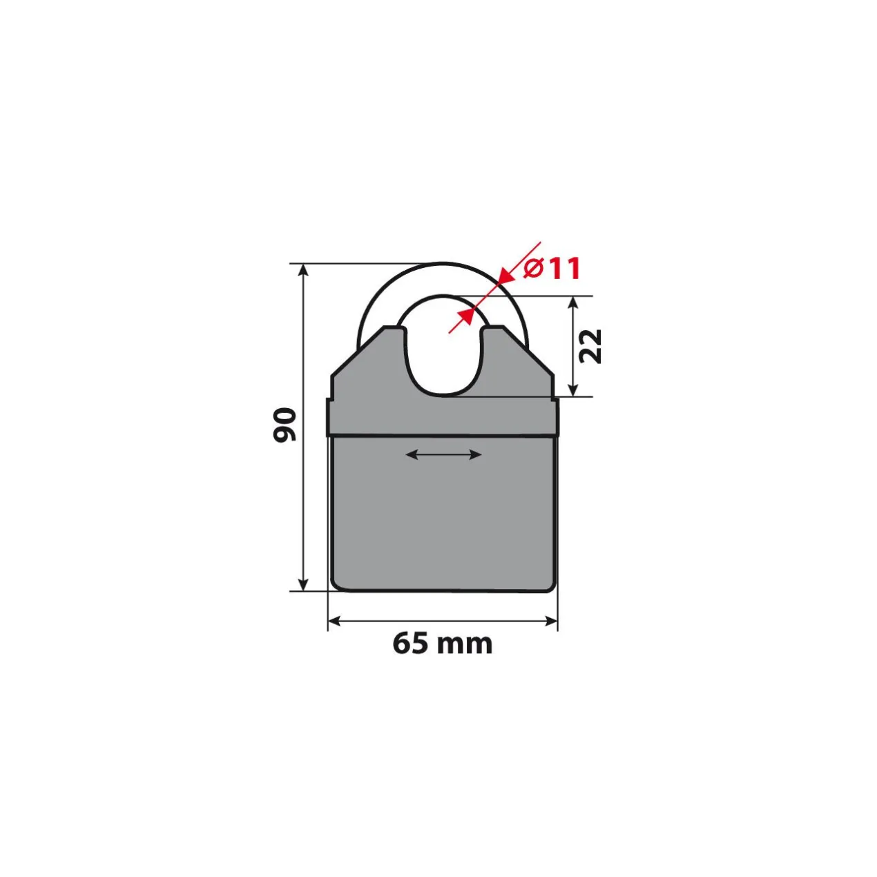 Catena Antifurto 10mm X 1,5m Con Lucchetto Lampa 90633