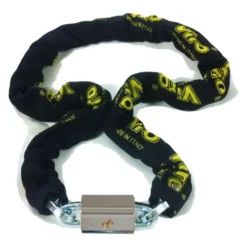 Catena Viro Con Lucchetto Maglia Nera 10mm X 150cm Forniti Separatamente