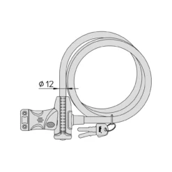 Cavo Acciaio Intrecciato Viro Cayman 12mm X 150cm