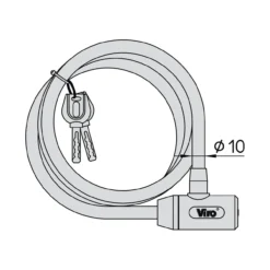 Cavo Acciaio Intrecciato Viro Giglio 10mm X 60cm